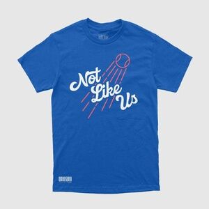Dream Clothing Not Like Us T-Shirt (Los Angeles Dodgers Edition)